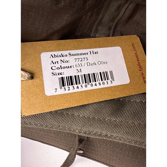 Fjällräven Boonie Bucket Hat Abisko Dark Olive Chin Strap UPF40+ Fold Up Buttons - Picture 8 of 8